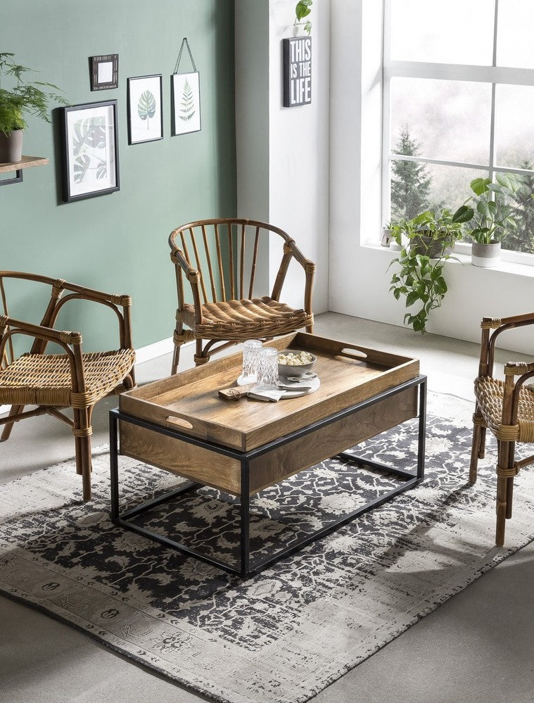 TABLES BASSES BOMBAY L100xP60xH47 CM