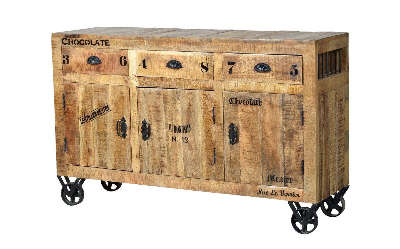Buffet Jaipur 3 Portes L140 cm
