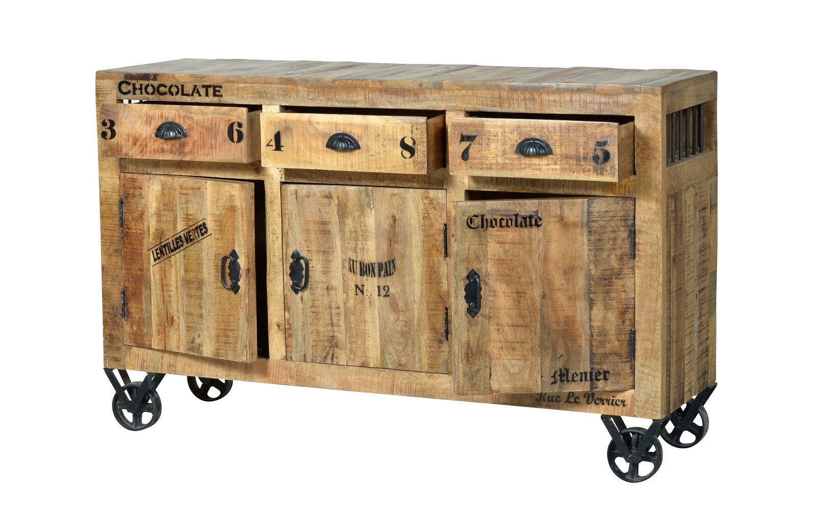 Buffet Jaipur 3 Portes L140 cm